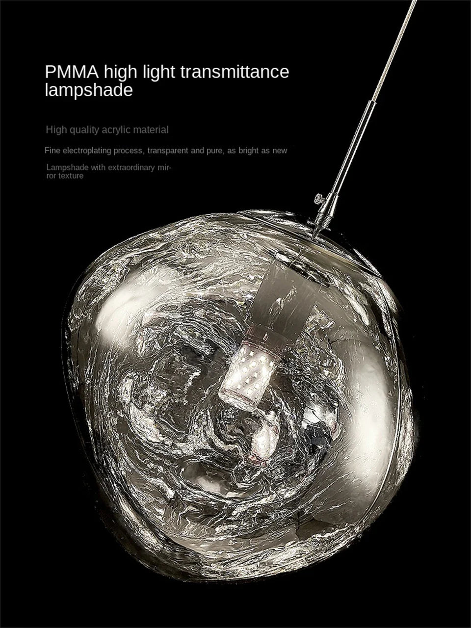 Luminaire Suspension design contemporain en cuivre – Référence : Nélia5823-ILLUMEEN.COM