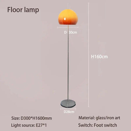 Luminaire Lampadaire design artistique en verre dégradé – Référence : Oriane4720-ILLUMEEN.COM