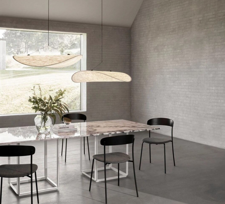 Luminaire Suspension finition en tissu de soie – Référence : Alvyn5423-ILLUMEEN.COM