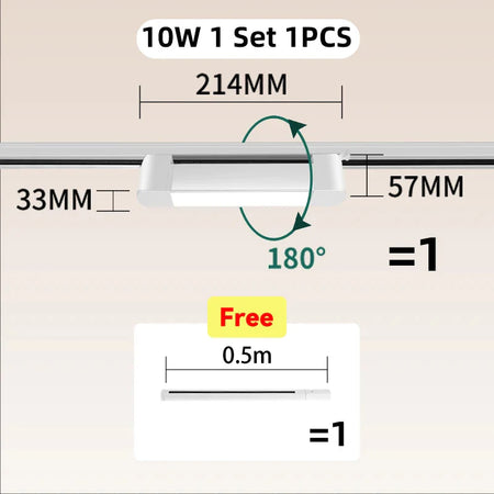 Luminaire Spot tête directionnelle chrome – Référence : Elowen5721-ILLUMEEN.COM