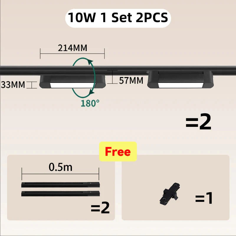 Luminaire Spot tête directionnelle chrome – Référence : Elowen5721-ILLUMEEN.COM
