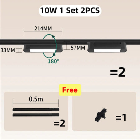 Luminaire Spot tête directionnelle chrome – Référence : Elowen5721-ILLUMEEN.COM
