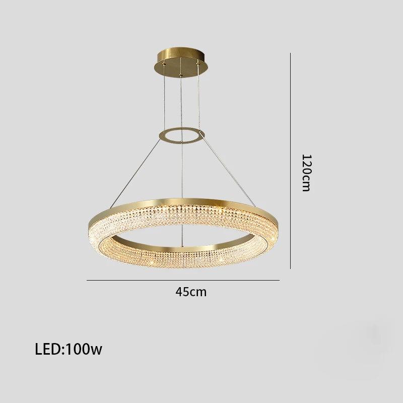 Luminaire Lustre design aérien en cristal – Référence : Melvyn8325-ILLUMEEN.COM