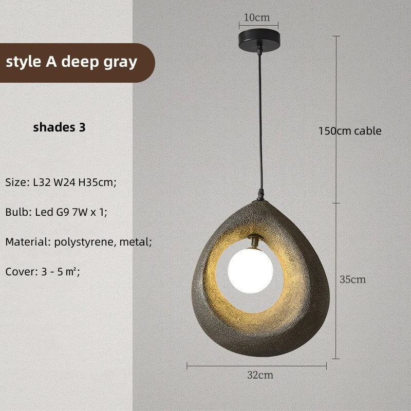 Luminaire Suspension élégance organique en métal – Référence : Selia4726-ILLUMEEN.COM