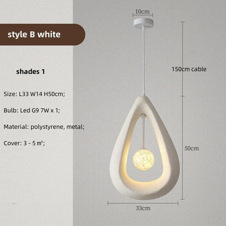 Luminaire Suspension élégance organique en métal – Référence : Selia4726-ILLUMEEN.COM