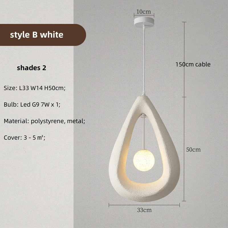 Luminaire Suspension élégance organique en métal – Référence : Selia4726-ILLUMEEN.COM