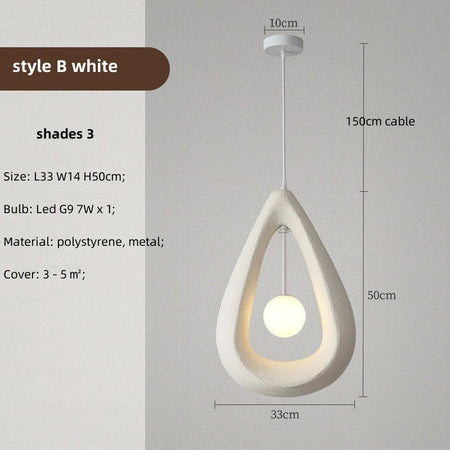 Luminaire Suspension élégance organique en métal – Référence : Selia4726-ILLUMEEN.COM