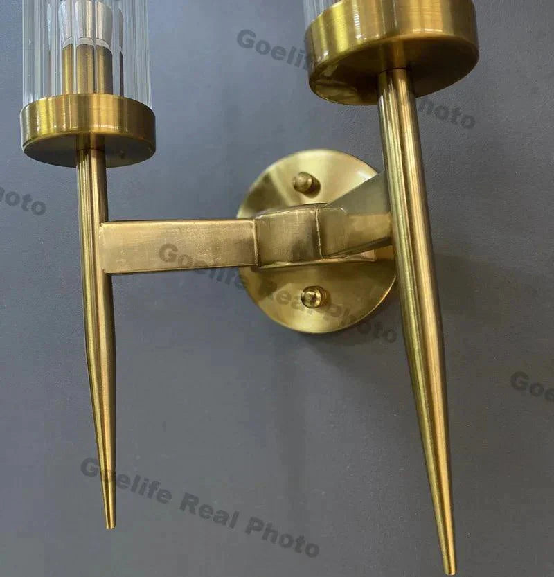 Luminaire Applique Murale finition en fer et verre – Référence : Elora1925-ILLUMEEN.COM