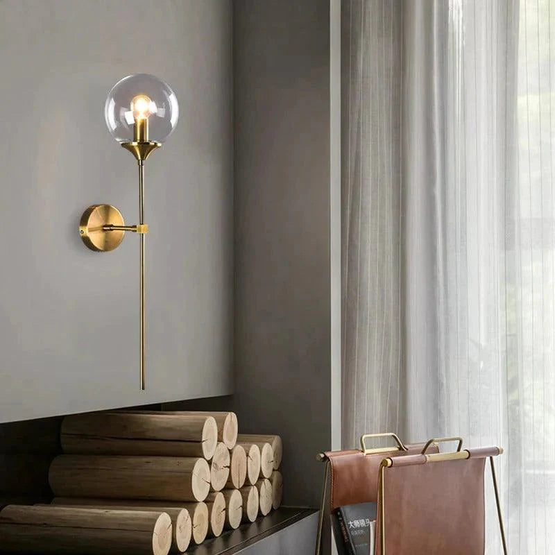 Luminaire Applique Murale en Verre Fumé – Référence : Éloïse9274-ILLUMEEN.COM