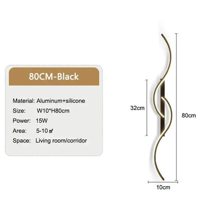 Luminaire Applique Murale design ondulé moderne – Référence : Camille7420-ILLUMEEN.COM