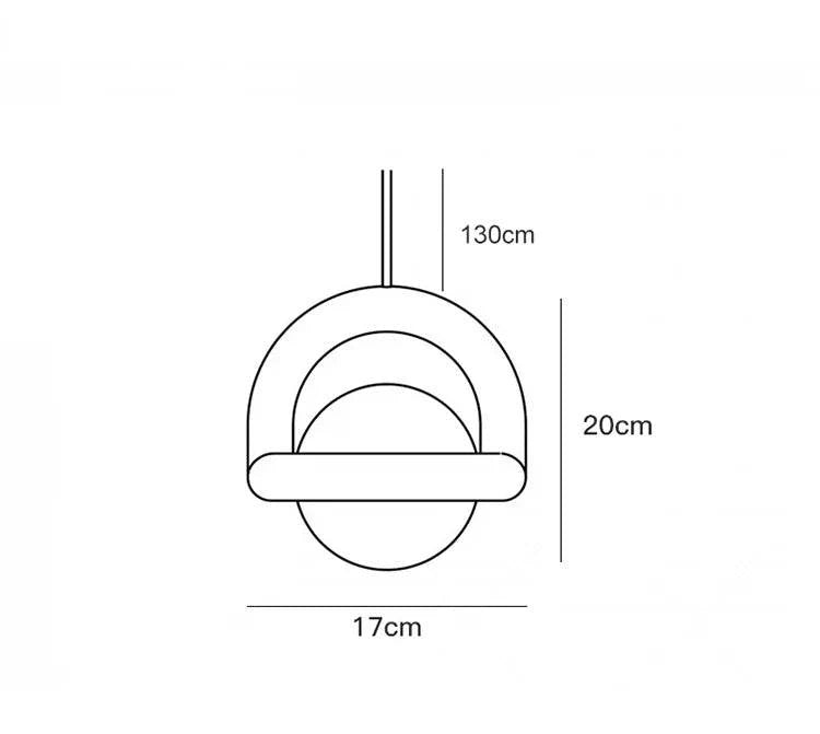 Luminaire Suspension design nordique contemporain – Référence : Calyx4725-ILLUMEEN.COM