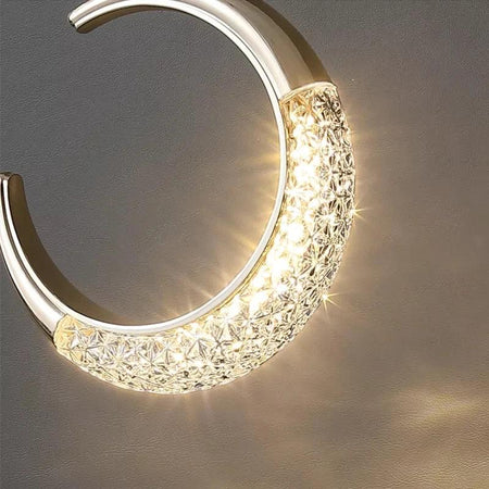 Luminaire Suspension finition argentée brillante – Référence : Samira2643-ILLUMEEN.COM