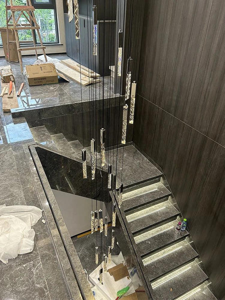 Luminaire Lustre design aérien en cristal – Référence : Oliana3847-ILLUMEEN.COM