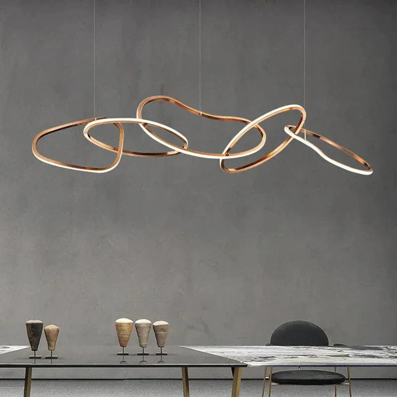 Luminaire Suspension finition en acier inoxydable – Référence : Maëlis4723-ILLUMEEN.COM