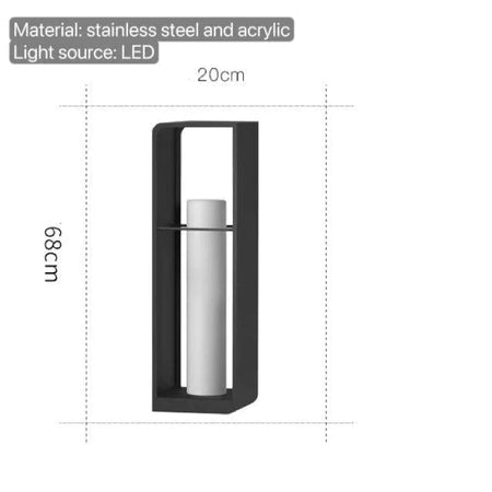 Luminaire Extérieur élégant en acier inoxydable – Référence : Léonard7623-ILLUMEEN.COM