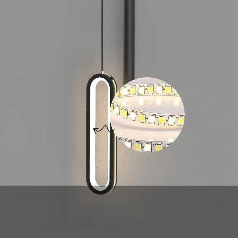 Luminaire Suspension finition acrylique moderne – Référence : Cordélia5837-ILLUMEEN.COM