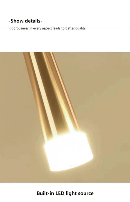 Luminaire Suspension design nordique en aluminium – Référence : Mariselle2458-ILLUMEEN.COM