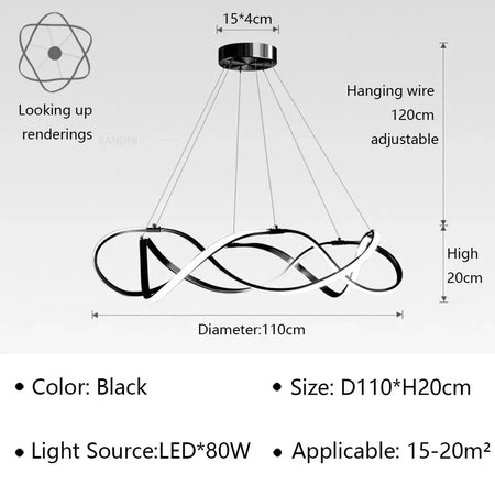 Luminaire Suspension finition en aluminium – Référence : Oréa5623-ILLUMEEN.COM