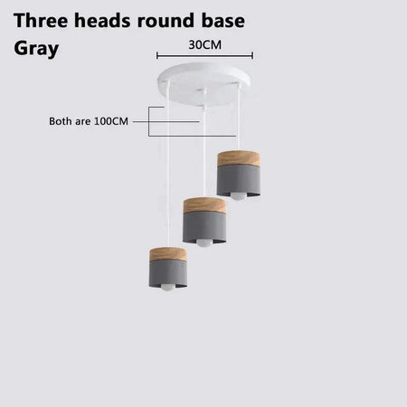 Luminaire Suspension design moderne en bois et fer – Référence : Lavin4327-ILLUMEEN.COM