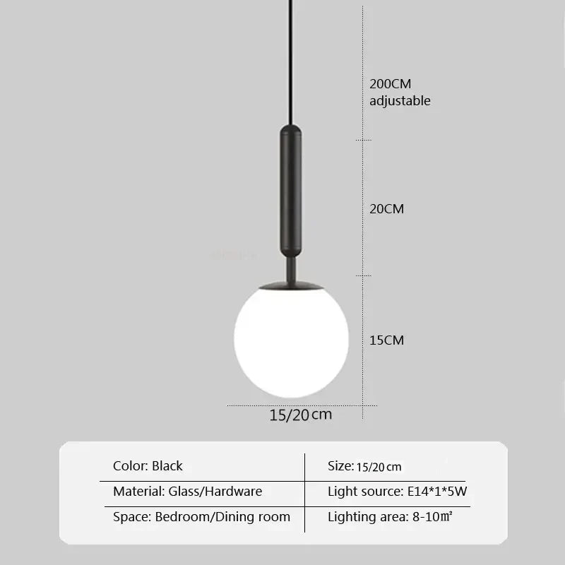 Luminaire Suspension finition dorée en boule – Référence : Joran5647-ILLUMEEN.COM
