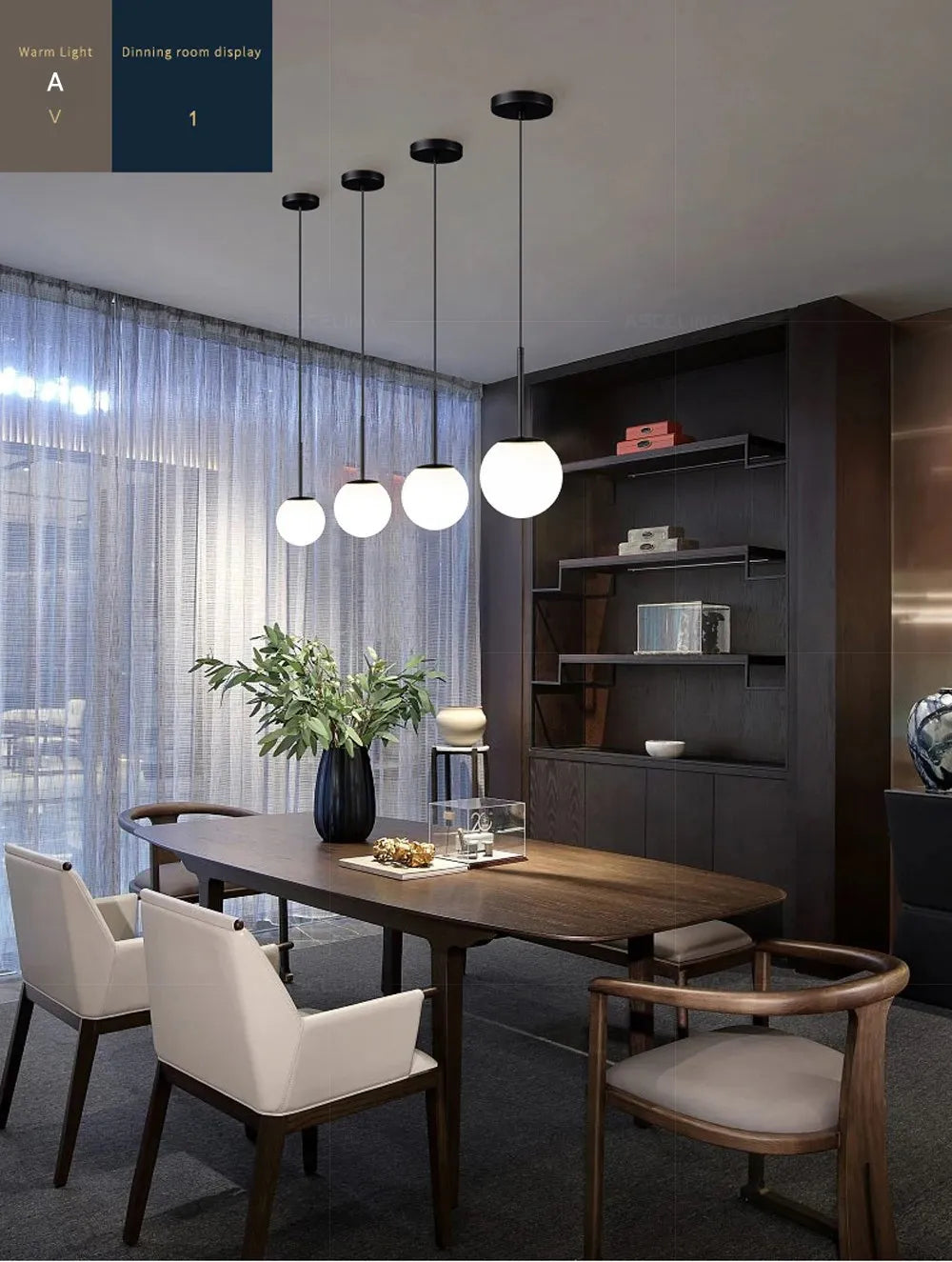 Luminaire Suspension finition dorée en boule – Référence : Joran5647-ILLUMEEN.COM