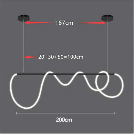 Luminaire Suspension design contemporain en chrome – Référence : Marisol4820-ILLUMEEN.COM