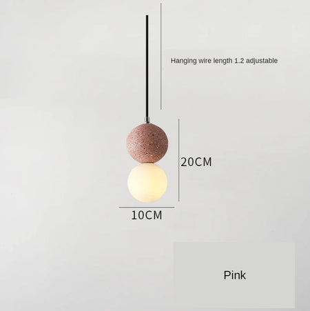 Luminaire Suspension design nordique en ciment – Référence : Marlo1538-ILLUMEEN.COM