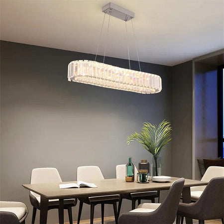 Luminaire Suspension design contemporain en Cristal – Référence : Kalin4823-ILLUMEEN.COM