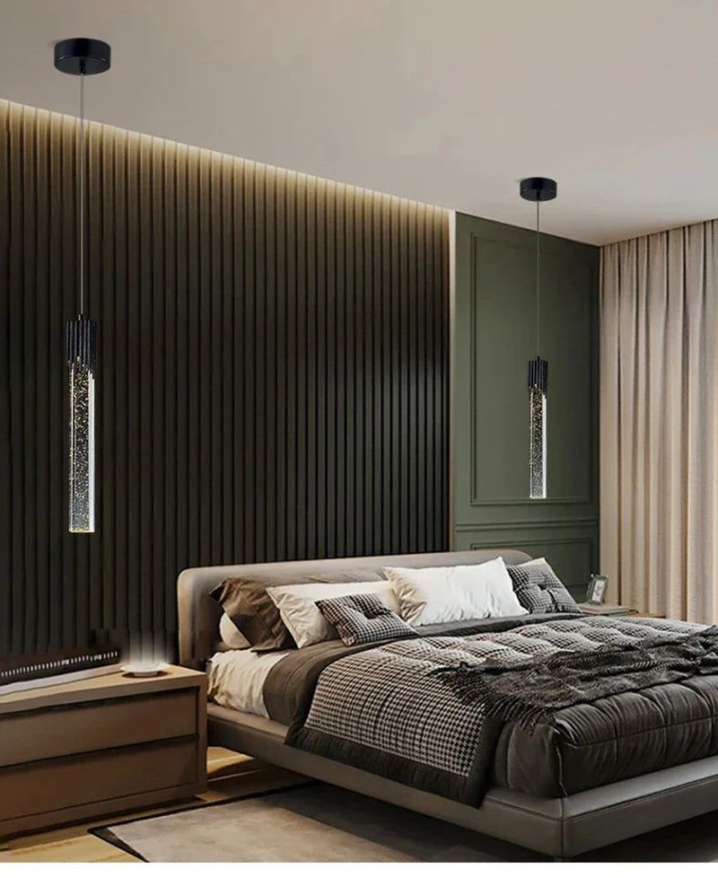 Luminaire Suspension design nordique en cristal – Référence : Marvyn6243-ILLUMEEN.COM