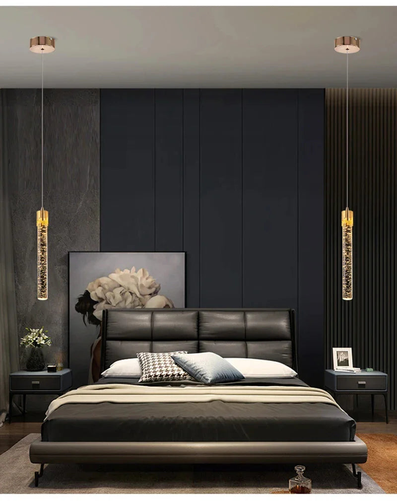 Luminaire Suspension design nordique en cristal – Référence : Marvyn6243-ILLUMEEN.COM