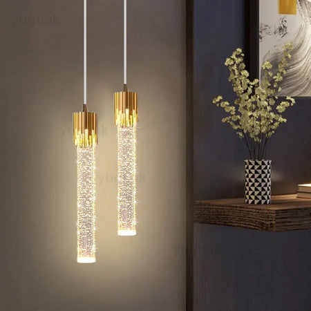 Luminaire Suspension design nordique en cristal – Référence : Marvyn6243-ILLUMEEN.COM