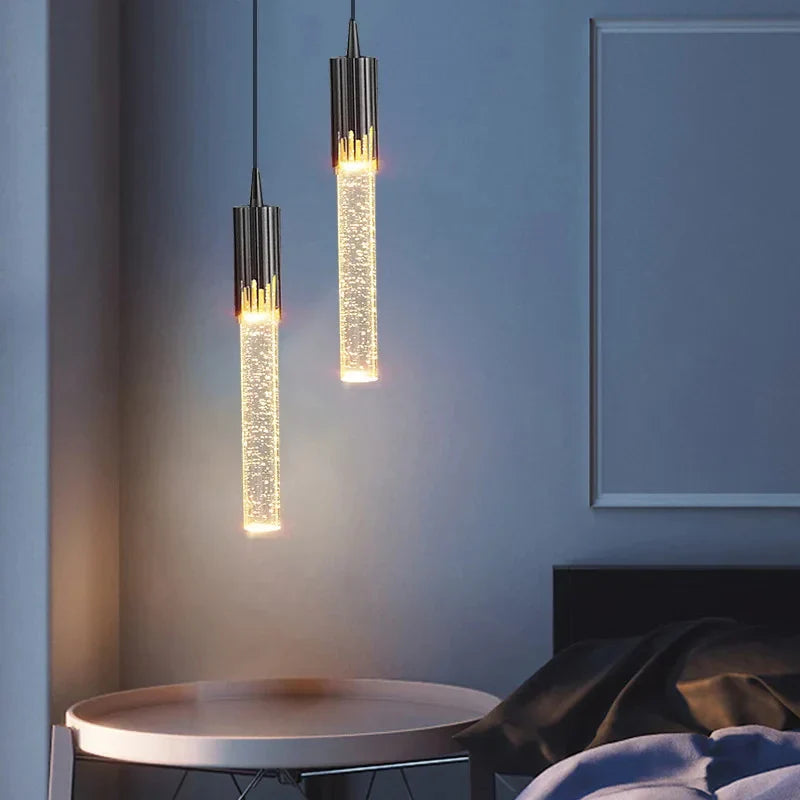 Luminaire Suspension design nordique en cristal – Référence : Marvyn6243-ILLUMEEN.COM