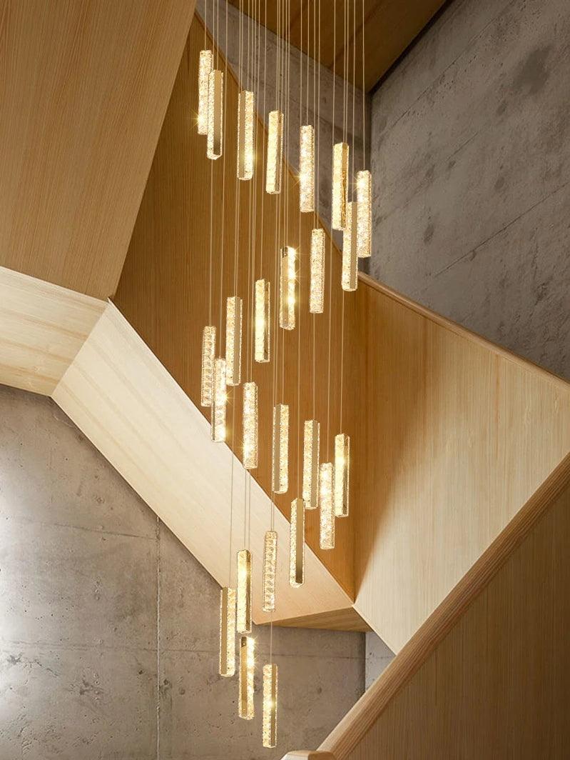 Luminaire Lustre design contemporain en cristal – Référence : Aeliana4830-ILLUMEEN.COM