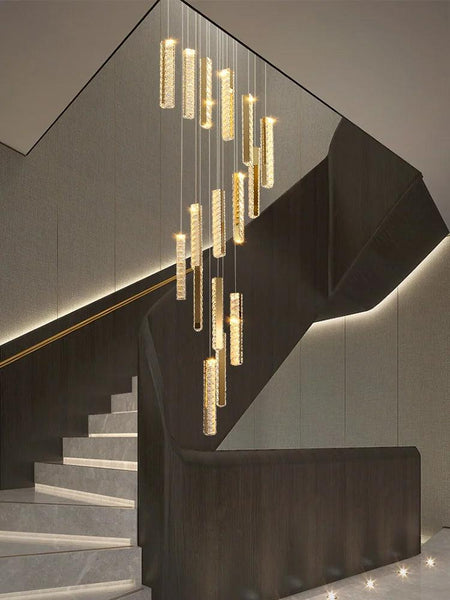 Luminaire Lustre design contemporain en cristal – Référence : Aeliana4830-ILLUMEEN.COM