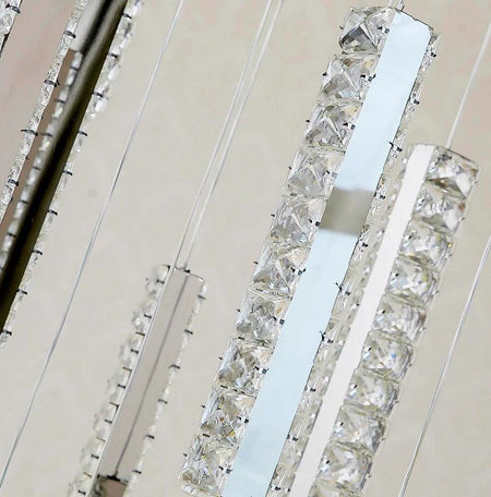 Luminaire Lustre design contemporain en cristal – Référence : Aeliana4830-ILLUMEEN.COM