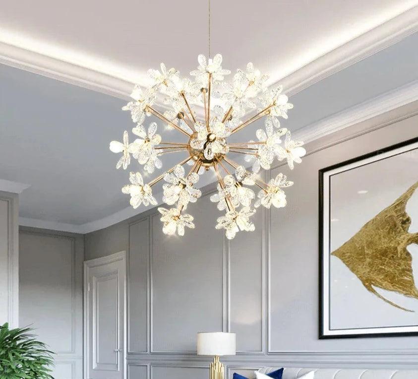 Luminaire Suspension design contemporain en cristal – Référence : Alix4723-ILLUMEEN.COM