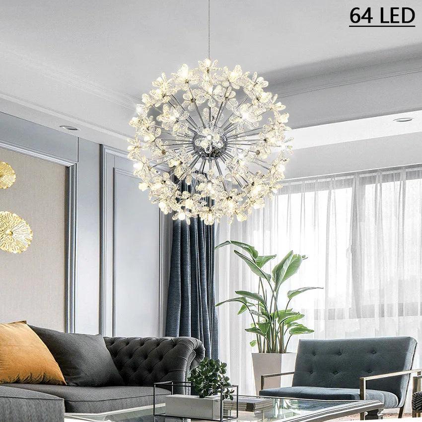 Luminaire Suspension design contemporain en cristal – Référence : Alix4723-ILLUMEEN.COM