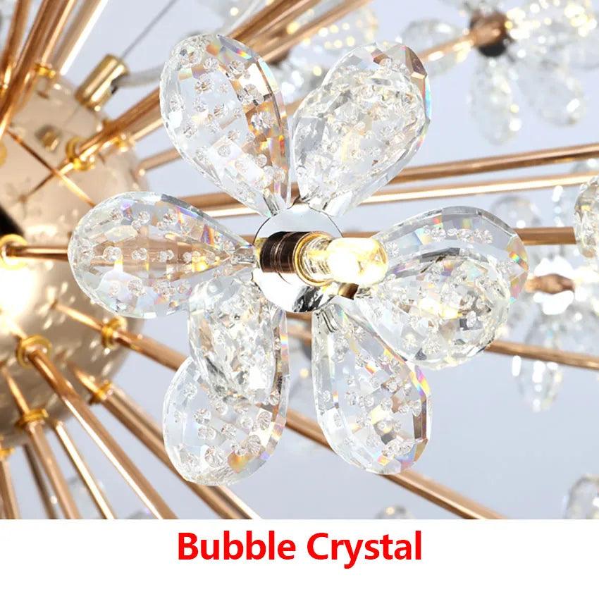 Luminaire Suspension design contemporain en cristal – Référence : Alix4723-ILLUMEEN.COM