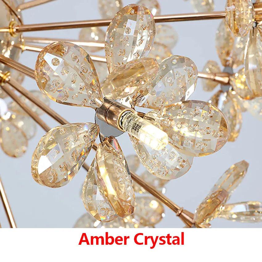 Luminaire Suspension design contemporain en cristal – Référence : Alix4723-ILLUMEEN.COM