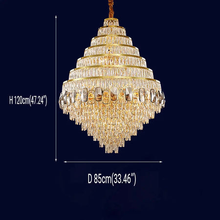 Luminaire Lustre design moderne en cristal – Référence : Meliora3847-ILLUMEEN.COM