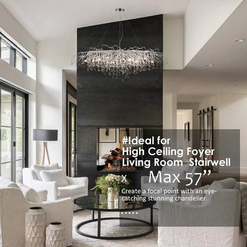 Luminaire Suspension cristal postmoderne – Référence : Loriane5823-ILLUMEEN.COM