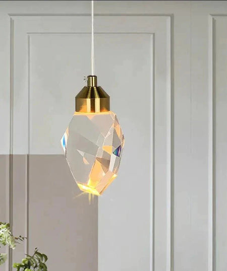Luminaire Suspension design contemporain en cristal – Référence : Merian4723-ILLUMEEN.COM