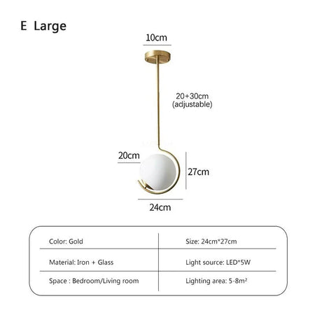Luminaire Suspension finition cuivre avec verre tricolore – Référence : Loriane1623-ILLUMEEN.COM