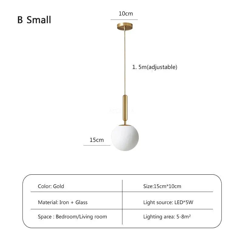 Luminaire Suspension finition cuivre avec verre tricolore – Référence : Loriane1623-ILLUMEEN.COM