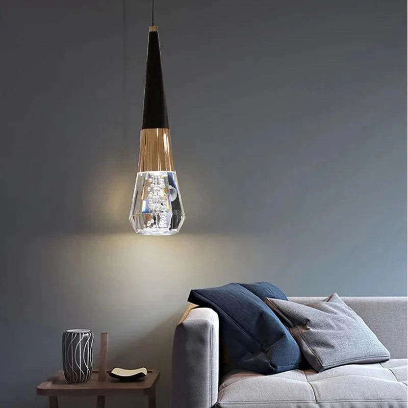 Luminaire Suspension design géométrique noir – Référence : Muriel4723-ILLUMEEN.COM