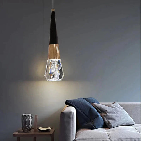 Luminaire Suspension design géométrique noir – Référence : Muriel4723-ILLUMEEN.COM