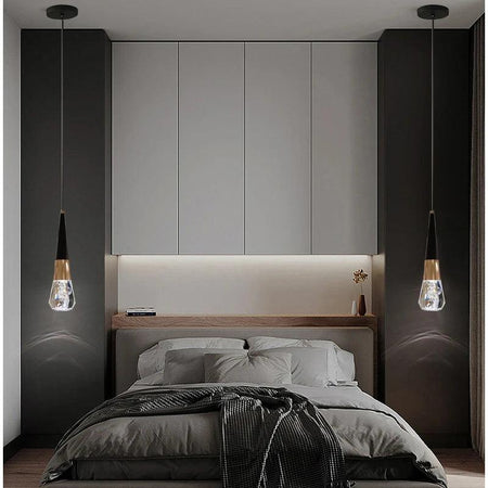 Luminaire Suspension design géométrique noir – Référence : Muriel4723-ILLUMEEN.COM