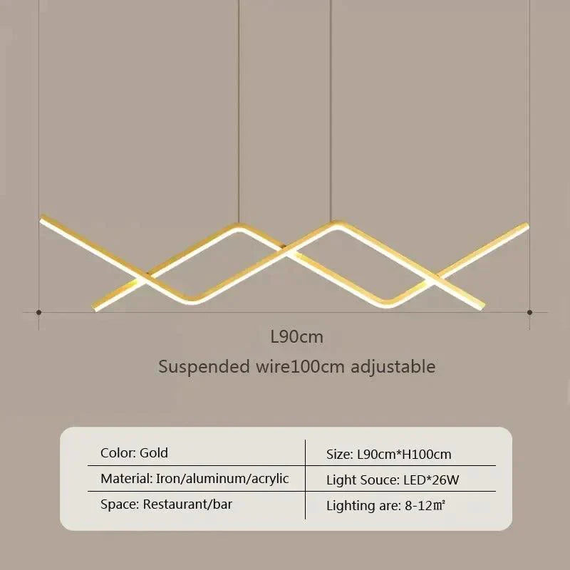 Luminaire Suspension design moderne et chic – Référence : Elowen4851-ILLUMEEN.COM