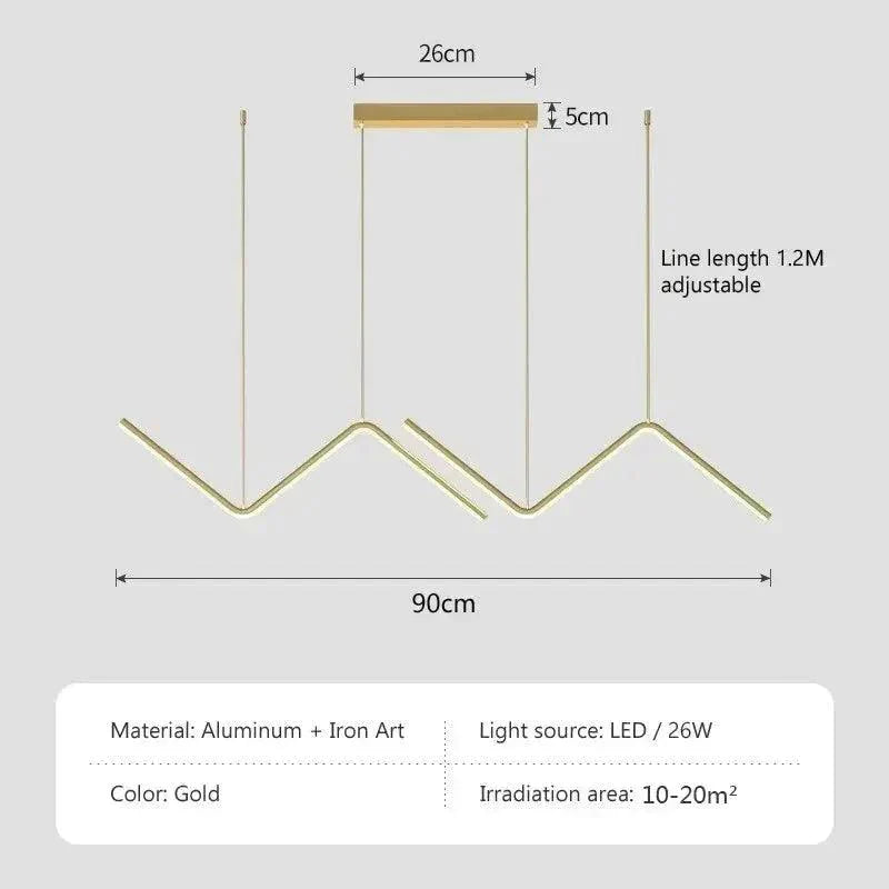 Luminaire Suspension design moderne et chic – Référence : Elowen4851-ILLUMEEN.COM