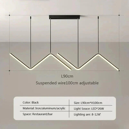 Luminaire Suspension design moderne et chic – Référence : Elowen4851-ILLUMEEN.COM